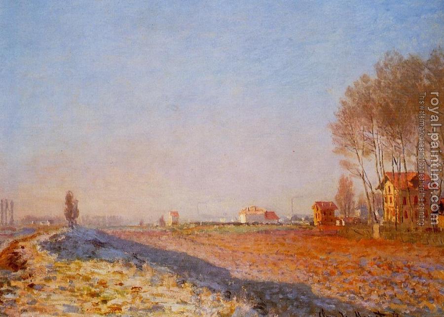 Claude Oscar Monet : The Plain of Colombes, White Frost